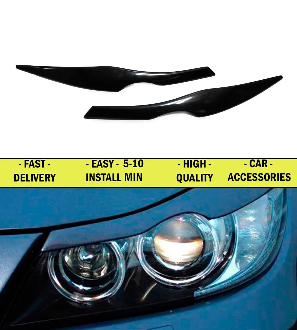 

Cilia eyebrows case for BMW E90 2005-2007-2008-2010-2011 ABS plastic moldings light interior design light car styling decoration