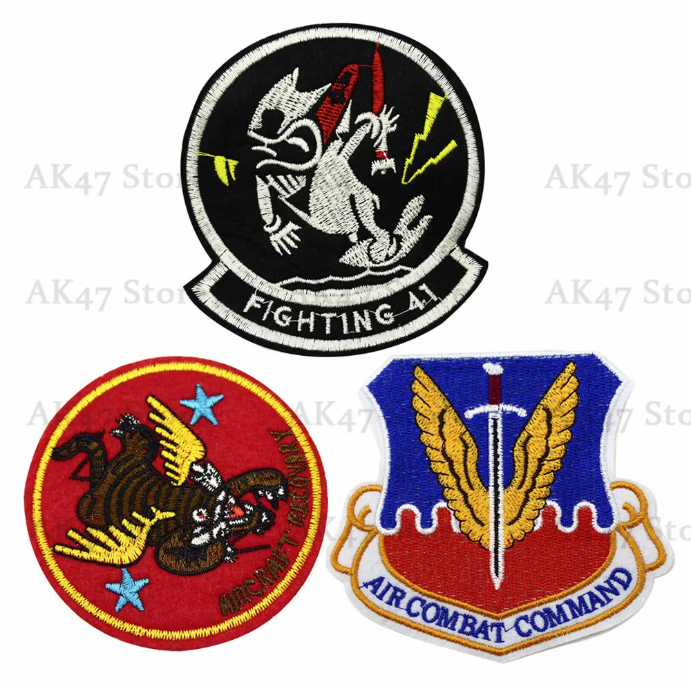 

Air Force RAF Aircraft Recovery Air Combat Command Fighting 41 PATCH BADGE Iron or Sew on Caps,Bags,Backpacks,Clothes,Vest