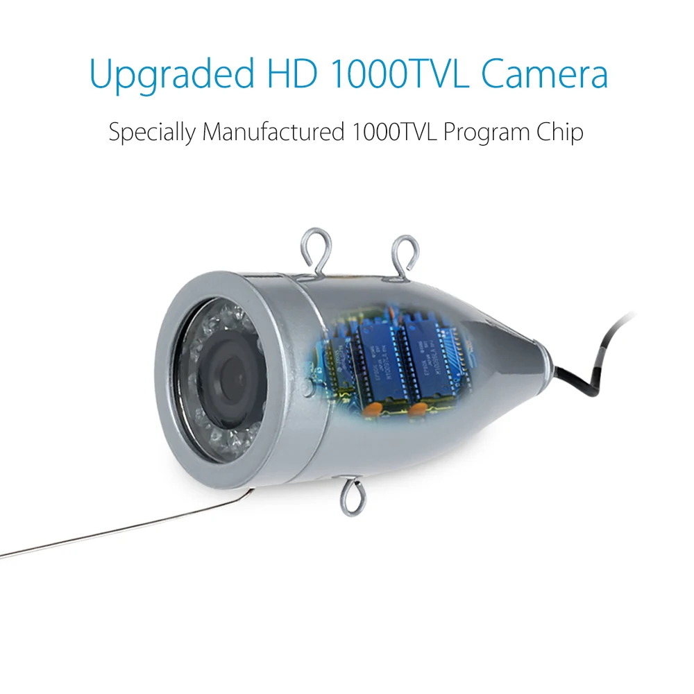 Eyoyo Underwater Fishing Camera 9 inch LCD Monitor HD 1000TVL  Waterproof DVR Video Cam (Infrared Lights 30m cable) Eyoyo Underwater Fishing Camera 9 inch LCD Monitor HD 1000TVL  Waterproof DVR Video Cam (Infrared Lights 30m cable)