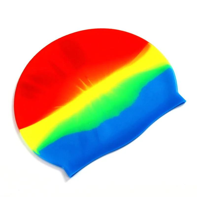 Силиконовая резиновая детская шапочка для плавания для взрослых мужчин и женщин водонепроницаемые купальные шапочки для плавания аксессуары для плавания ming