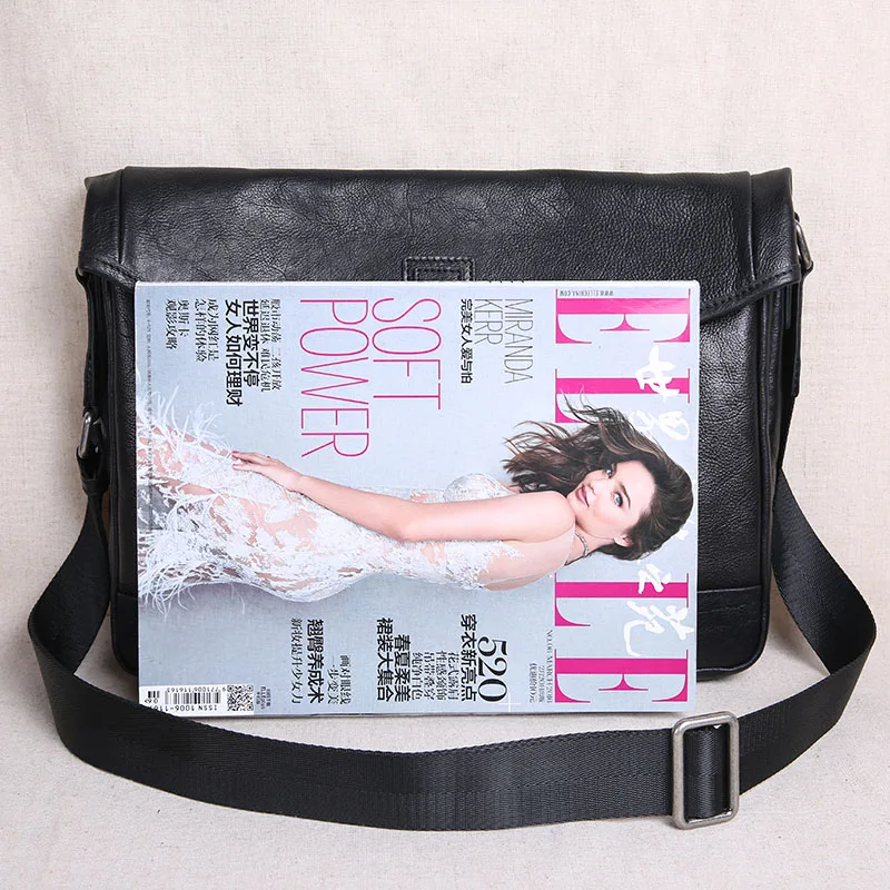 AETOO Shoulder bag men's leather crossbody bag new men's bag top layer leather ultra-thin men's casual bag