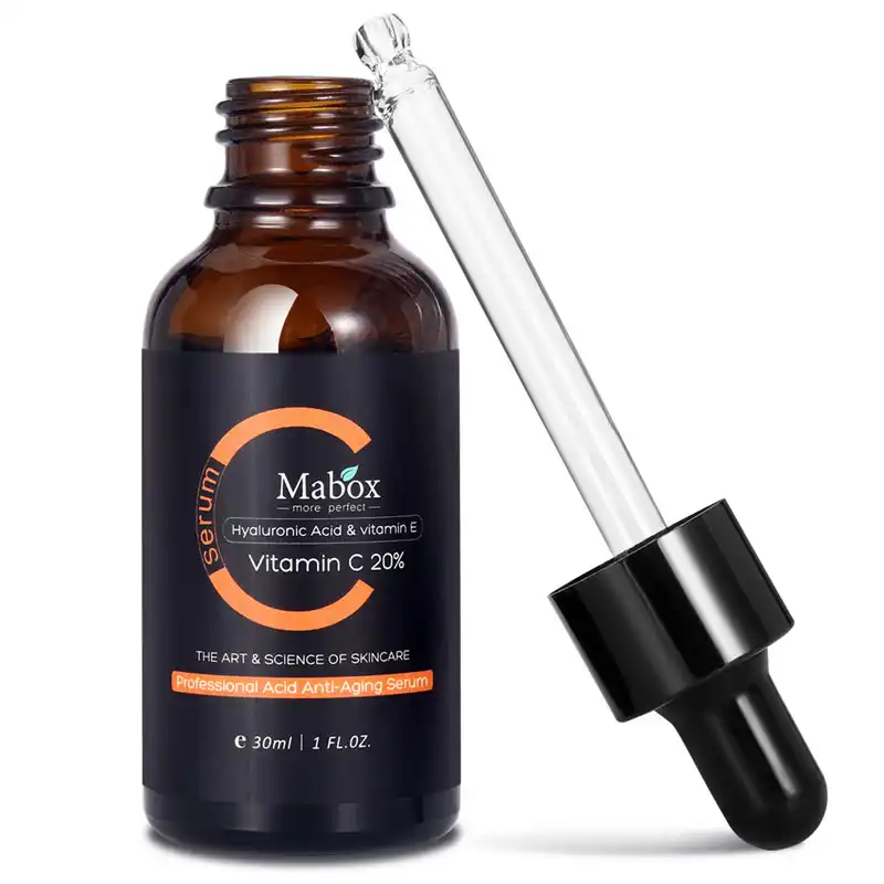 Mabox Vitamin C Serum With Hyaluronic Acid Ultra Brightening Spotless Oil For Acne Wrinkles Stretch Marks And Surgical Scars Essential Oil Aliexpress