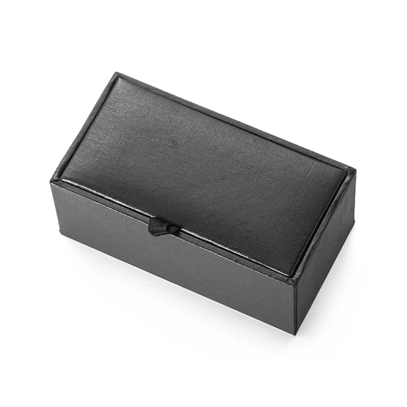 Запонки и зажим для галстука подарочная коробка черные коробки в форме сердца бумажная коробка браслет или подарочные браслеты коробка - Цвет: Tie Clip box