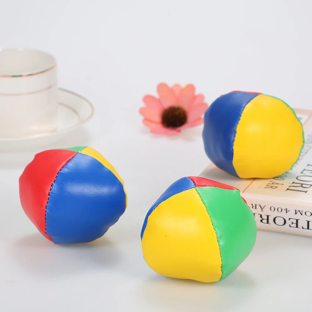3 шт. мини мячик для жонглирования Набор Классическая Подушка-мешок Мячи детские мягкие игрушки для снятия стресса подарок для взрослых