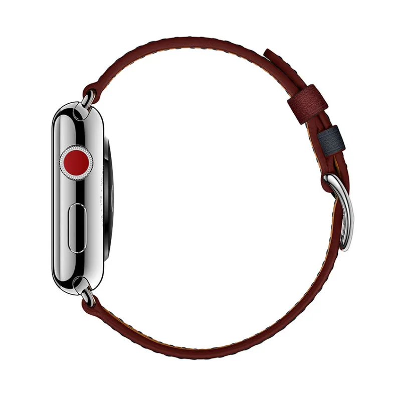 Ремешок из натуральной кожи для Apple Watch 1 2 3 42 мм|Ремешки часов| |