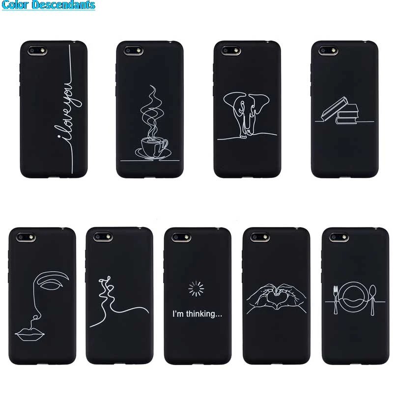 

Soft Silicone TPU Case On For Huawei Mate 20 10 Lite P20 Pro Nova 3i 3 Y9 Y5 Y6 2018 P Smart Plus Honor 7A 7C 8X 9 Play Case Bag