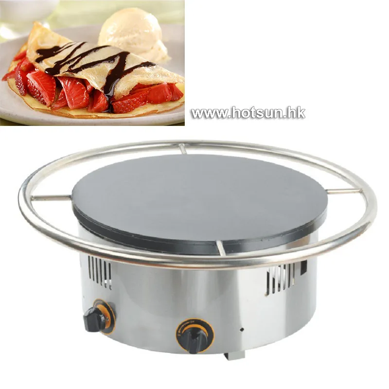 45cm Commercial Heavy Duty LPG Gas Non stick Pancake Maker Crepe Making