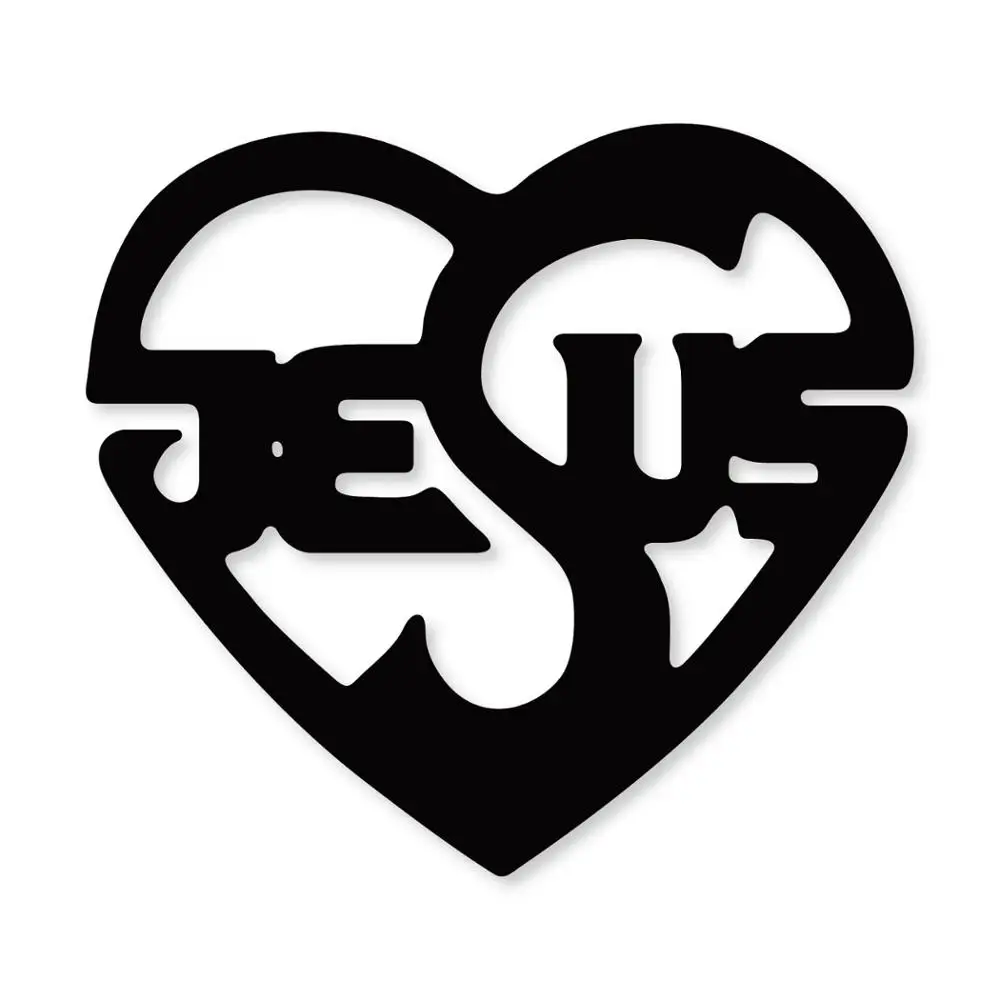 

Die Cut Metal Cutting dies Jesus Heart frame DIY Scrapbook Paper Craft Handmade Card Punch Art Cutter