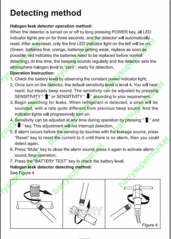  Freon Halogen Refrigerant Gas Leak Detector R410A R134A HVAC Sensitivity Tool HLD-100+ Elitech
