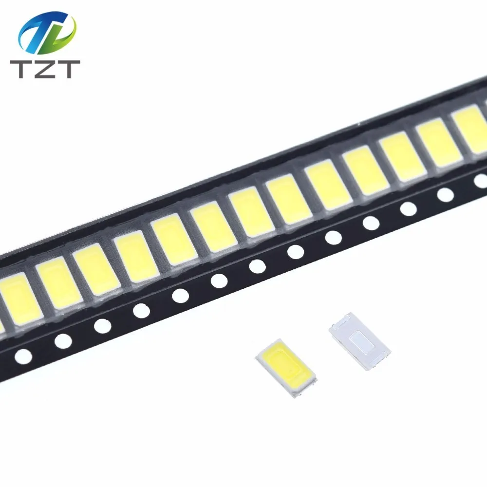 200 шт. 5730 SMD СВЕТОДИОДНЫЙ CW-WW 5630 белый/теплый белый 5,7*3,0 мм 40-60lm 150ma 5730 диод 0,5 W - Цвет: Белый