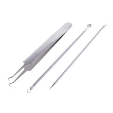 Профессиональный для лица Zit Blemish прыщи выскакивающие булавки очиститель экстрактор инструменты комплект