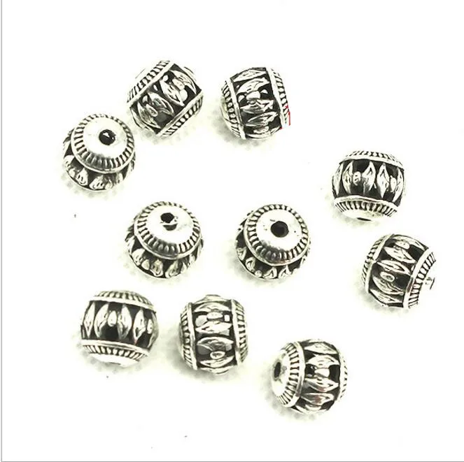 Tibetan Silver Spacer Beads (T8485) - 50 pieces –