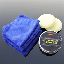 Новые инструменты для воска автомобиля, твердые глянцевые инструменты для ухода за напылением краски с губчатыми аппликаторами и полотенцами