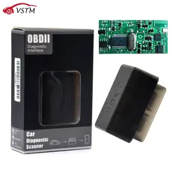 Мини elm327 Bluetooth OBD2 V1.5 Elm 327 в 1,5 OBD 2 считыватель кода Elm-327 OBDII адаптер диагностический инструмент