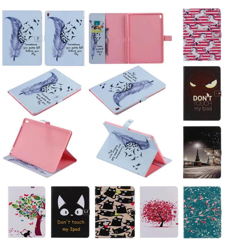For iPad Pro 9.7�/A1674/A1675 Tablet PU Leather Stand Flip case for 9.7 With Magnetic Auto Wake Up Sleep card slot | Компьютеры и