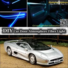 Для Jaguar XJ220 внутренний окружающий свет тюнинг атмосферное волоконно-оптическое освещение внутри дверной панели освещение не EL свет