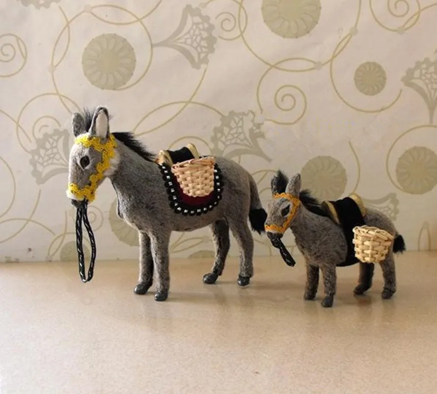 

Zilin factory ourlet vivid handmade donkey/ donkey decor lovely dokey shop decoration 2 sizes for option