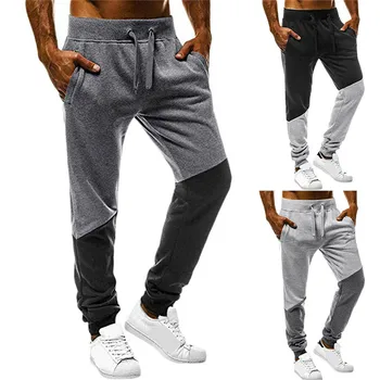 

Men Sport Pants Long Trousers Tracksuit Gym Fitness Pants Workout Joggers Sweatpants