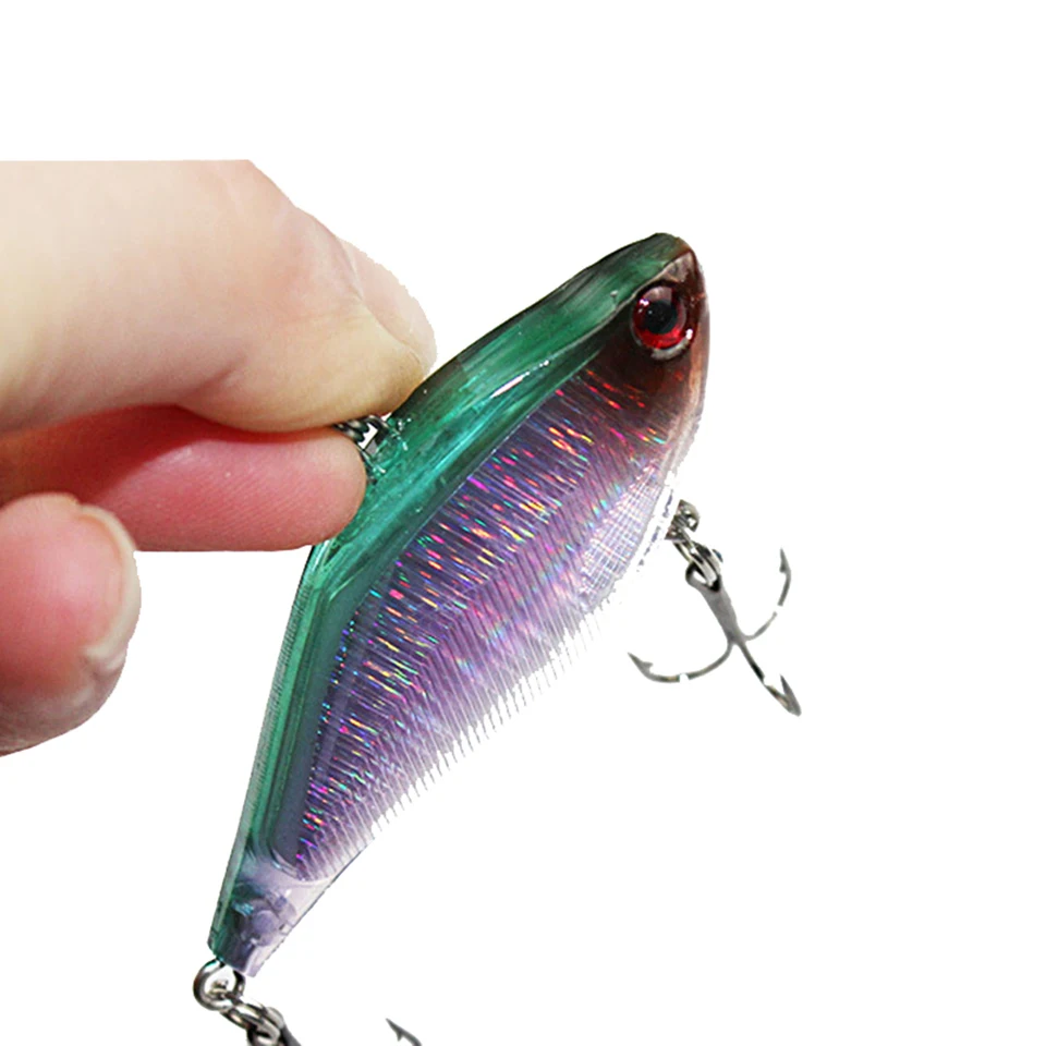 

1PCS Fishing Lure Sinking VIB Lure 13.5g 6cm Vibration Vibe Rattle Hooks Baits Crankbaits