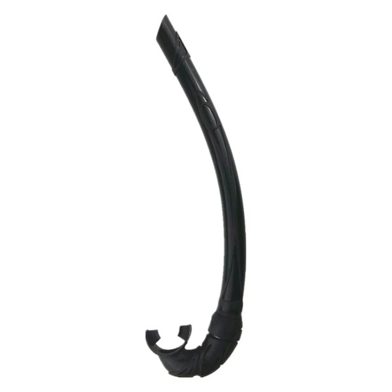 Full Wet Type Snorkel Silicone Folding Flexible Roll Up Breathing Tube For Diving Snorkeling Swimming Water Sports