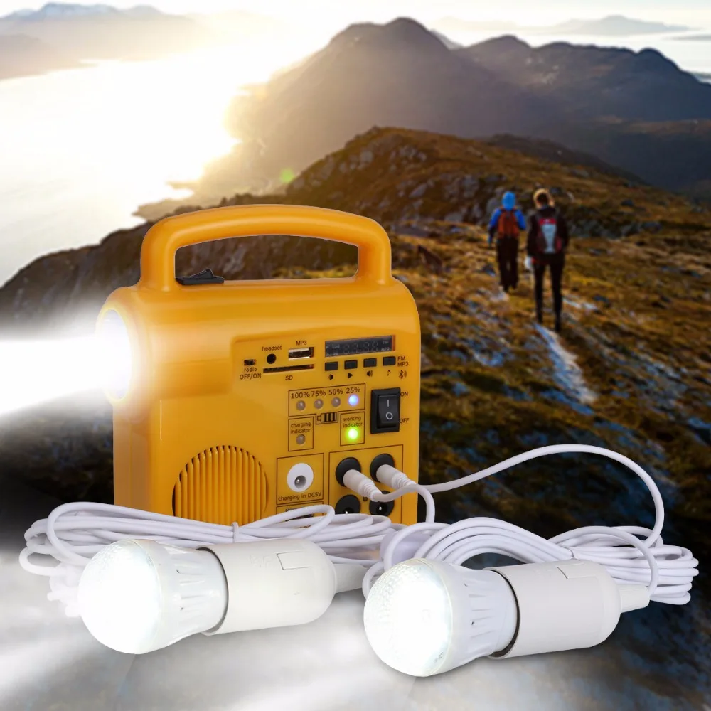 Buy Outdoor/Indoor Solar Powered Led Lighting System