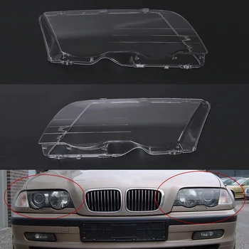 

Car Headlight Ｈeadlamp Cover Lens Len Plastic for BMW 3 Series E46 98-01 4 Door Pre-facelift 320i 325i 323i 328i Not for 2 Door