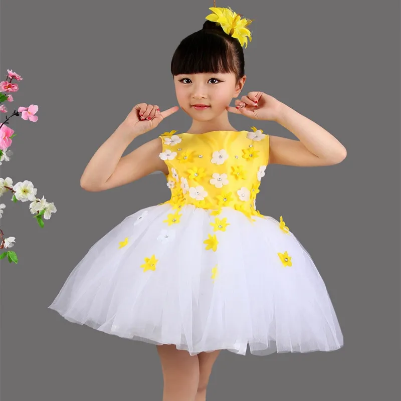 

New style children's princess dress performance costume girl modern dance Latin dance jazz dance costume