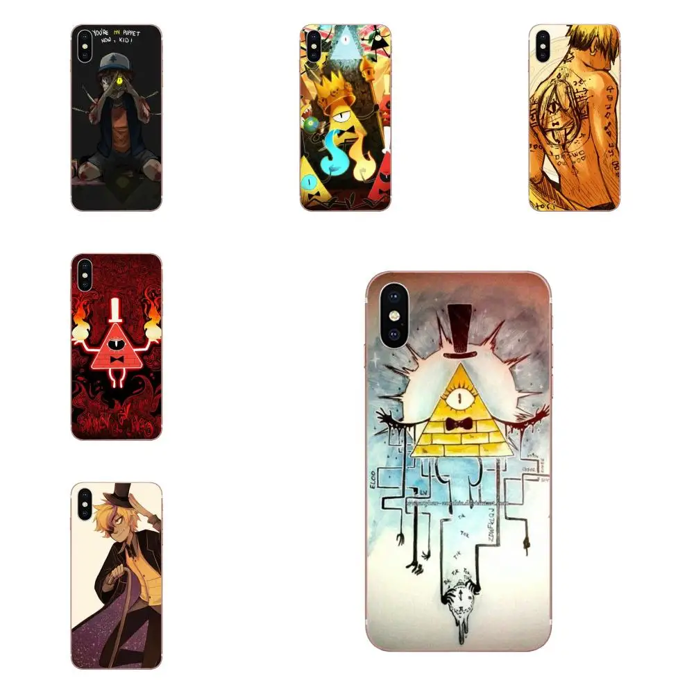 

Gravity Falls Bill Cipher Characters Soft TPU Protective Skin For Xiaomi Redmi Mi Note 7 8 9 SE Pro Lite Go Play