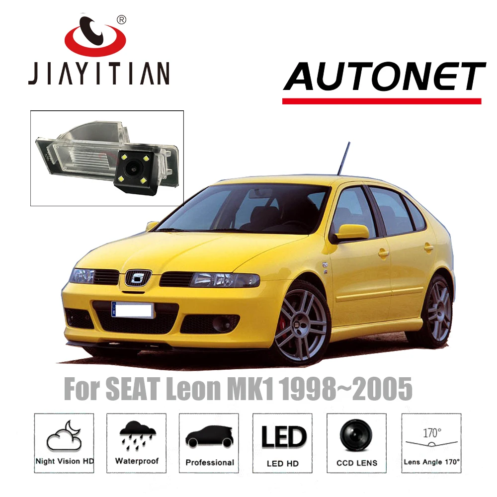 

JIAYITIAN rear view camera For SEAT Leon MK1 1998~2005 Backup camera Parking Camera/ccd Night Vision/License Plate camera