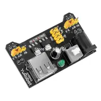 MB102 макет Питание модуля 3,3 В 5 В для Arduino Solderless Макет Напряжение регулятор - изображение