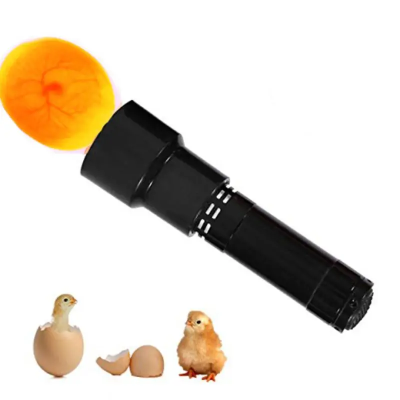

Incubator Eggtester Egg Incubator Candling Lamp 9 LED Super Cold Incubation Equipment Chicken Tool AAA Battery