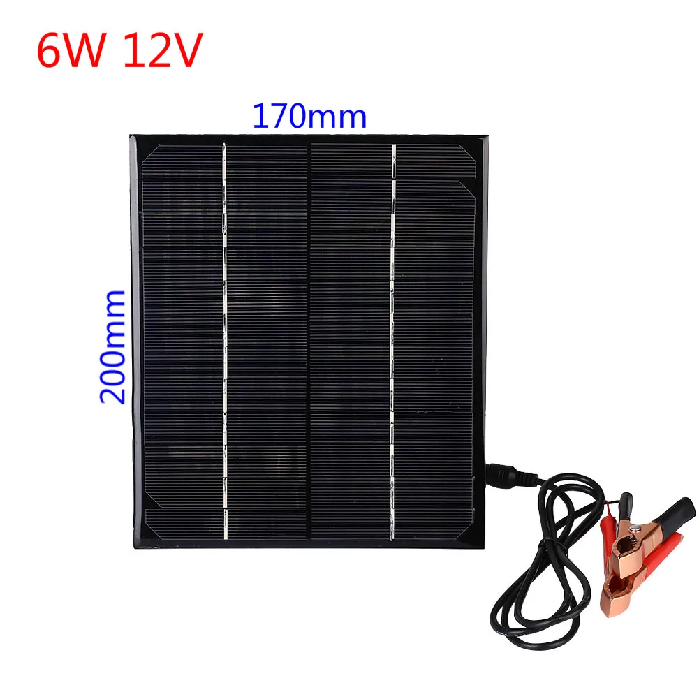 

12V 1.5/2/4.5/6/30W Solar Panel Charger Power Bank Solar Panel USB Travel Battery Charger Home Improvement Solar Panel Module