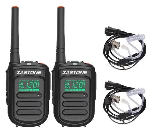 2 шт.) Zastone Mini9 портативное мини-радио иди и болтай walkie talkie UHF 400-480 МГц Любительская радиолюбителей двухстороннее радио 128CH telsiz - Цвет: Синий