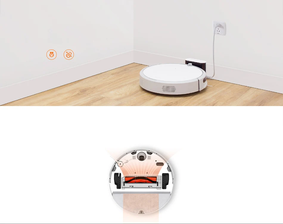 Excellent Roborock Robot Xiaomi Vacuum Cleaner 4 Clean Home Xiaowa Wet Mopping Dust Collector Mi Smart Automatic Robotic Carpet Sweeping 7