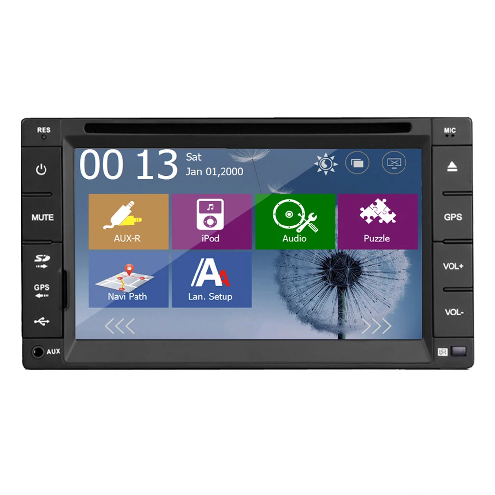 Excellent 2 din radio car dvd player gps navigation tape recorder autoradio cassette player for car radio steering-wheel car multimedia 9