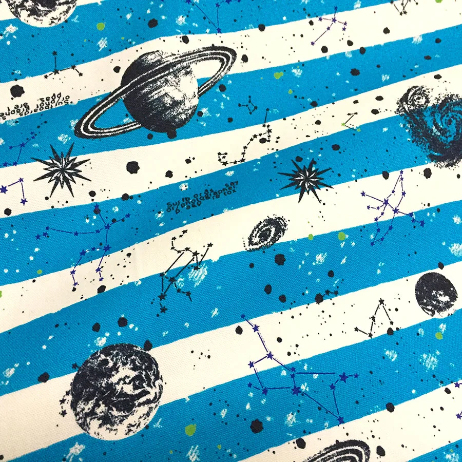 

50cm*110cm Japanese Oxford Cotton Fabric Patchwork Quilting Fabric Cosmos A
