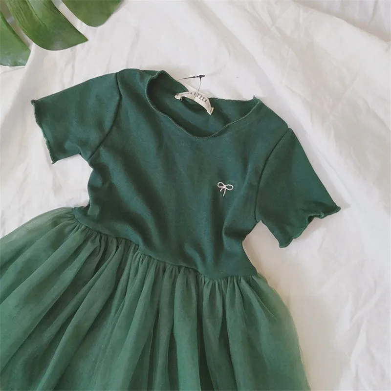 Цена EnkeliBB 2018 Корейский Новый Дизайн малыша платье пачка для девочек красивые длинные платье пачка для детей малыша Летнее платье принцессы баль...