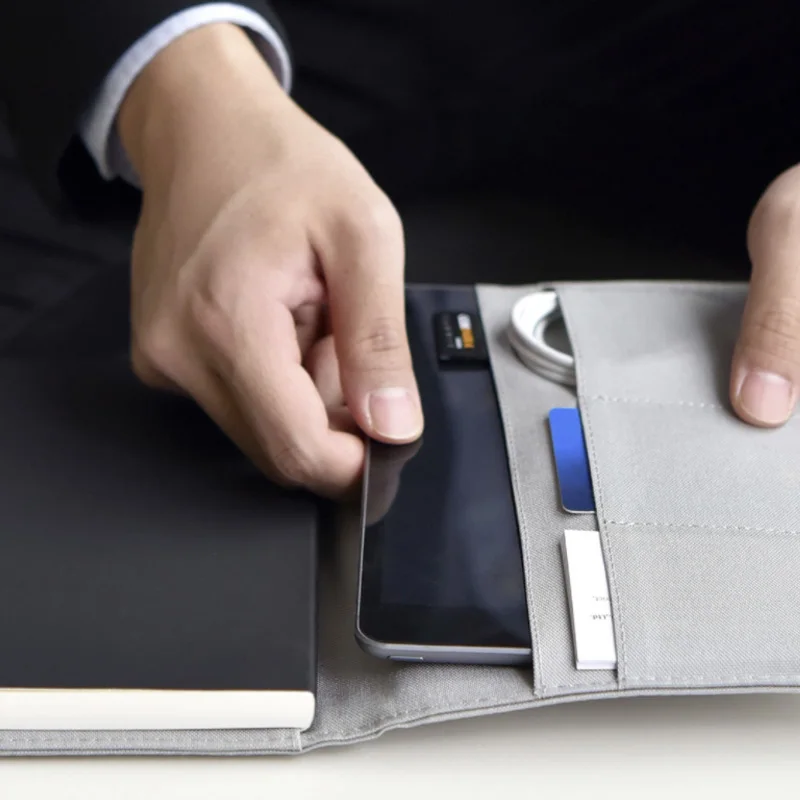 Xiaomi Mijia умный дом Kaco благородный бумажный ноутбук из искусственной кожи слот для карт кошелек книга для офиса путешествия с ручкой и чехол