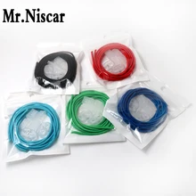 Mr. Niscar 1 пара уличные спортивные ленивые шнурки для взрослых детей шнурки без завязок прозрачные пряжки эластичные шнурки для обуви веревки дешевые