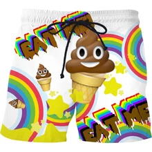 PLstar Cosmos летние мужские повседневные шорты 3D Eat Me брюки для женщин/мужчин мороженое шорты дропшиппинг плюс размер S-7XL