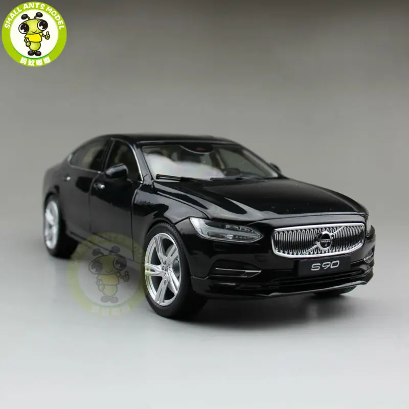 1/18 Volvo S90 T5 литая модель автомобиля игрушки детские подарки для мальчиков девочек коллекция черный цвет