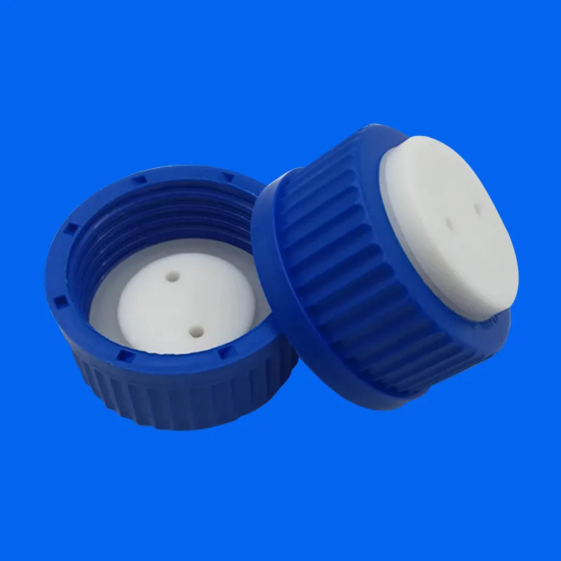 Bottle cap for liquid chromatograph Laboratory liquid chromatography phase mobile cap