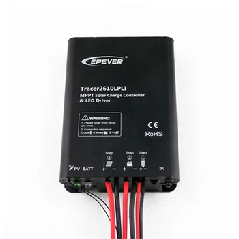 

EPSOLAR Tracer2606LPLI 10A 12V 24V Lithium Battery MPPT Solar Charge Controller with constant current LED Driver IP68 controller