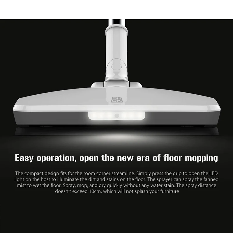  Hot sale SWDK-D260 Handheld Wireless Electric Wiper Floor Washers Wet Mopping LED Light Cleaning Ma