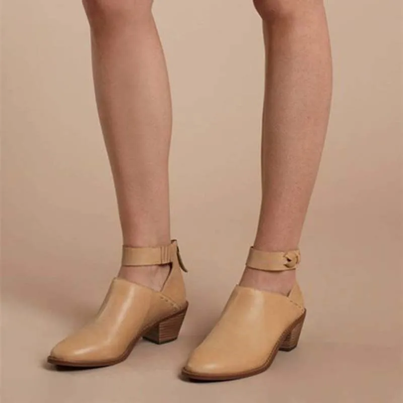 MoneRffi ботинки из искусственной замши; женская модная повседневная обувь на не сужающемся книзу массивном каблуке и на молнии; дышащая удобная женская обувь в стиле ретро; сезон весна; обувь из искусственной кожи