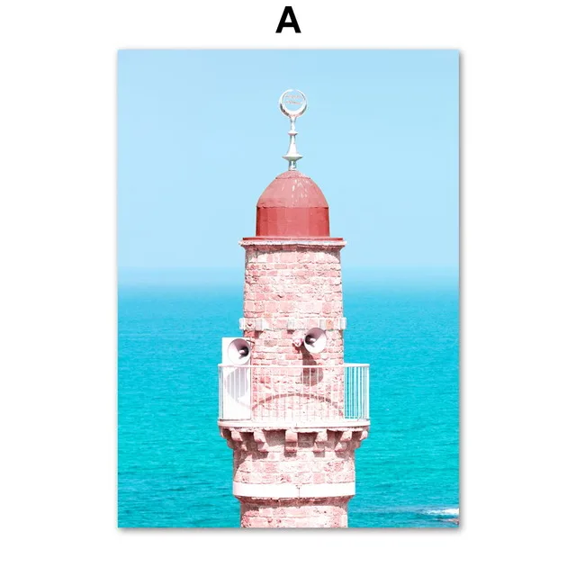 Beacon-Flamingo-Sea-Mew-Nordic-Posters-And-Prints-Wall-Art-Canvas-Painting-Landscape-Wall-Pictures-For.jpg_640x640