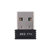 1 шт. мини USB WiFi адаптер драйвер 802,11 b/g/n Wi-Fi ключ с высоким коэффициентом усиления 2,4 ГГц 150 Мбит/с Беспроводная антенна wifi для компьютера телефона