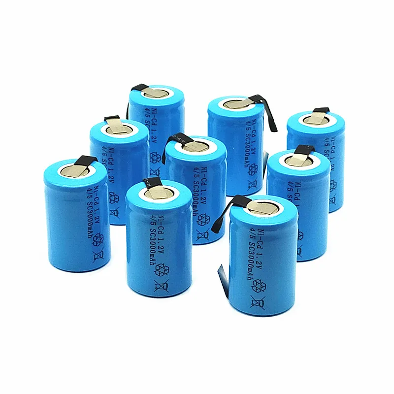 20 шт Высококачественная аккумуляторная батарея sub c Батарея 4/5SC батарея замена 1,2 v С tab 3000 mah