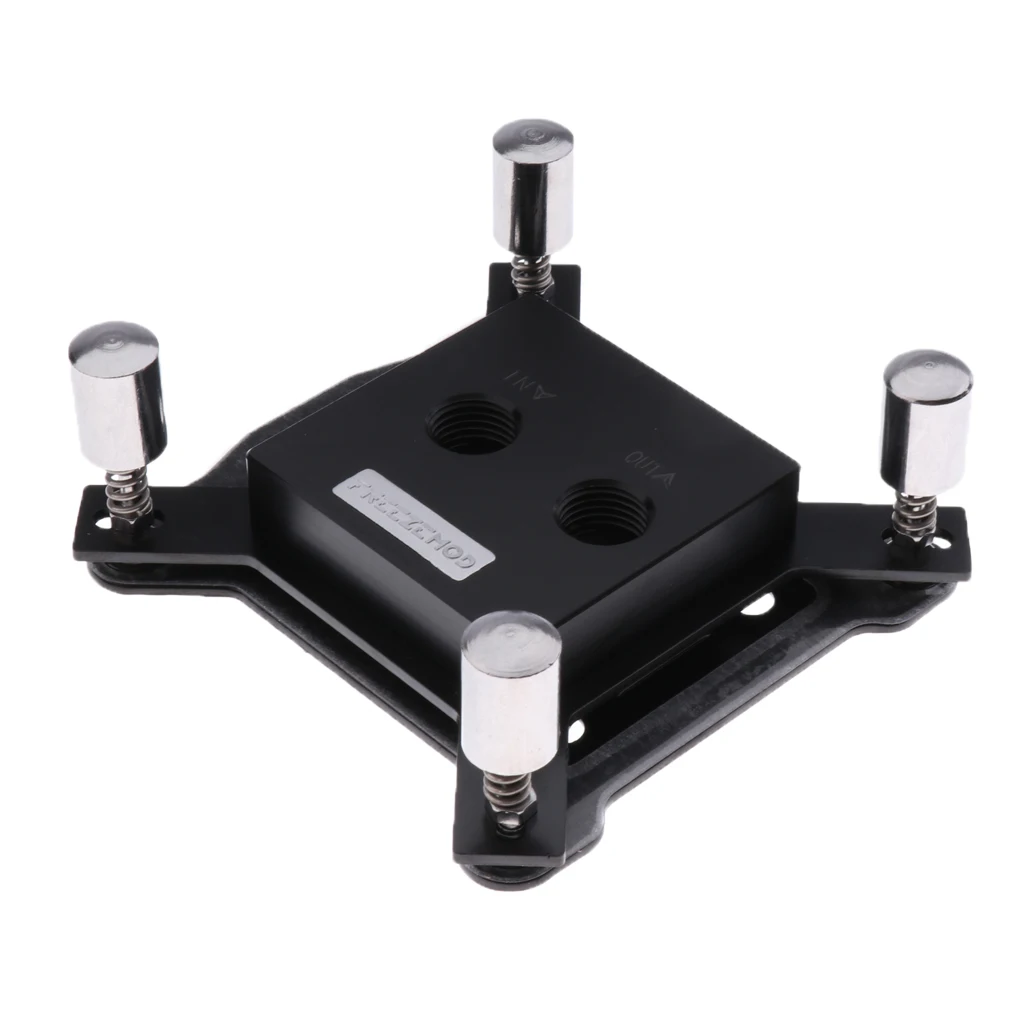 MagiDeal PC CPU Water Cooling Block Waterblock Copper Base Cool Inner Channel