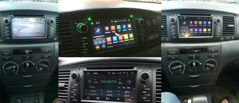 4G Android 10 COROLLA E120 автомобильный DVD gps для TOYOTA corolla ex Универсальный радио SilverStrong 2din навигация android DVD